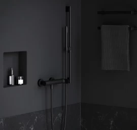 Ravak Eleganta Dušo maišytuvas be dušo komplekto, Black Matt X070294