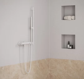 Ravak Eleganta Dušo maišytuvas be dušo komplekto, White Velvet X070257