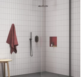 Ravak Espirit Potinkinis maišytuvas 2 funkcijų be korpuso, Graphite Brushed X070325