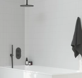 Ravak Espirit Termostatinis potinkinis maišytuvas 3 funkcijų be korpuso, Black Matt X070289 Ravak Espirit Termostatinis potinkinis maišytuvas 3 funkcijų be korpuso, Black Matt X070289