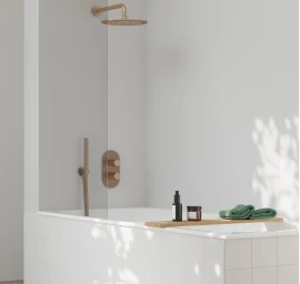 Ravak Espirit Termostatinis potinkinis maišytuvas 3 funkcijų be korpuso, Rose Gold Brushed X070363 Ravak Espirit Termostatinis potinkinis maišytuvas 3 funkcijų be korpuso, Rose Gold Brushed X070363