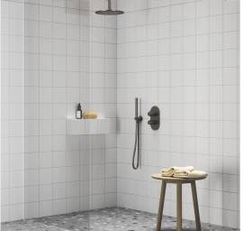 Ravak Espirit termostatinis potinkinis maišytuvas su jungikliu, skirtas montuoti su R-box , Graphite Brushed X070323 Ravak Espirit termostatinis potinkinis maišytuvas su jungikliu, skirtas montuoti su R-box , Graphite Brushed X070323
