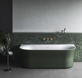 Ravak Vonia Ypsilon Wall 178x86, laisvai pastatoma, Grey Green/balta, persipylimo ir sifono dangtelis baltos spalvos XC00100064 Ravak Vonia Ypsilon Wall 178x86, laisvai pastatoma, Grey Green/balta, persipylimo ir sifono dangtelis baltos spalvos XC00100064