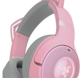 Razer Kraken Kitty V2 BT Belaidės žaidimų ausinės, Bluetooth, Quartz