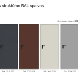 Ryterna RD40 – patikimos techninės lauko durys pramonei, sandėliukui, garažui ar ūkinei patalpai