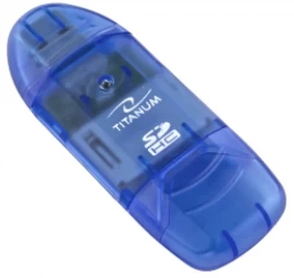 Reader card TITANUM TA101B (External; MicroSDHC, miniSD, MMC, SD, SDHC)