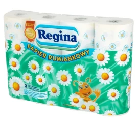 regina, Ramunėlių Tualetinis Popierius, 12 Ritinėlių.