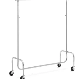 Reguliuojama Stovinti Drabužių Pakaba Ant Ratukų 150-220 Cm