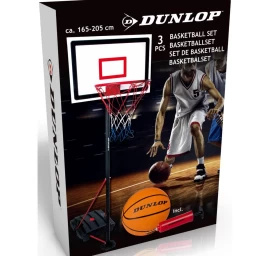 Reguliuojamas Krepšinio Kamuolio Rinkinys Dunlop 1,65-2,05 M 3in1