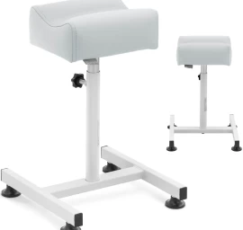 Reguliuojamas Pedikiūro Kosmetinis Stovelis Iki 67 Cm Aukščio Iki 80 Kg - šviesiai Pilkas