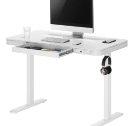 Reguliuojamo aukščio stalas Up Up Balder II Baltas
