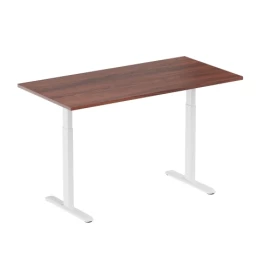 Reguliuojamo aukščio stalas Up Up Bjorn Baltas, Stalviršis M Tamsaus riešuto spalvos
