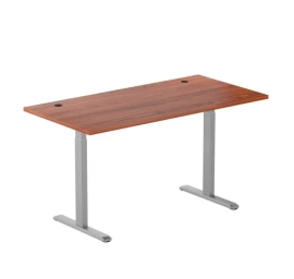 Reguliuojamo aukščio stalas Up Up Bjorn Pilkas, Stalviršis L Tamsaus riešuto spalvos