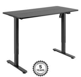 Reguliuojamo aukščio stalas Up Up Frigg Juodas