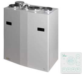 Rekuperatorius ENSY WAVE 200V vert. kair.p. su Wi-Fi ir Bluetooth valdikliu