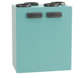 Rekuperatorius Oxygen EASY V400E vert.deš. pus. 400m3/h, entalp. CO2 daviklis