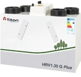 Rekuperatorius TITON HRV1.35 Q Plus BC Eco dešininis 217m3/h@100Pa