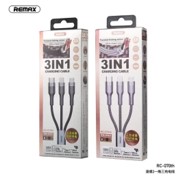 Remax RC-070th 3IN1 Lightning, Micro USB, C tipo greitasis įkrovimas
