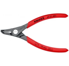 Replės išoriniams žiedams. Lenktos 130mm (Ø3-10mm) KNIPEX