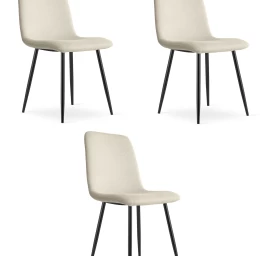 rift Kėdė - Smėlio Spalvos / Kojų Spalva Juoda X 3