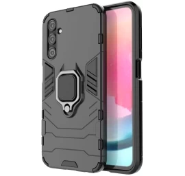ring Armor Dėklas samsung Galaxy A24 4g šarvuotas Dėklas Su Magnetiniu Laikikliu žiedas Juodas