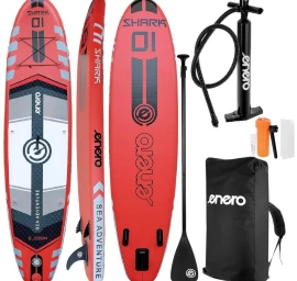 Rinkinys - Enero 320x81x15cm Shark Sup Sup Board 150kg Dmuched