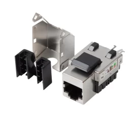 Rj45 Lizdo Keystone Modulis - Lsa Ftp Cat.6 90 Laipsnių Kampu į Montavimo Dėžutę