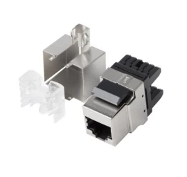 Rj45 - Lsa Ftp Cat.6 Keystone Modulis 180 Laipsnių Kampu į Montavimo Dėžutę