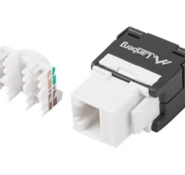 Rj45 - Lsa Utp Cat.6 180 Laipsnių Keystone Modulis Be įrankių Montavimo Dėžutei