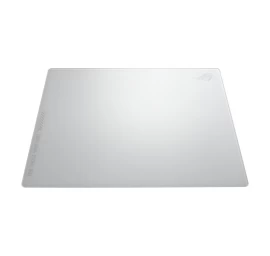 Rog Moonstone Ace Glass Pelės Kilimėlis 500x400 Mm, Baltas