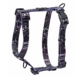ROGZ Fusion Classic juodos petnešos 23-37cm S, SJ101SHA