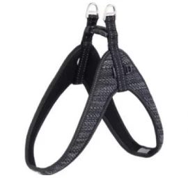 ROGZ juodos minkštos atspindinčios petnešos 58cm M/L SJQ58, SJQ58A