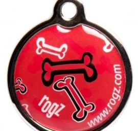 ROGZ pakabukas šuniui Red Bone metalinis, IDM31CC