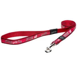 ROGZ pavadėlis Red Bone 120x2.5cm HL02CC, HL02CC