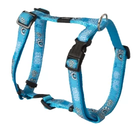 ROGZ petnešos Turguoise Paw 1.6cm SJ12CG, SJ12CG