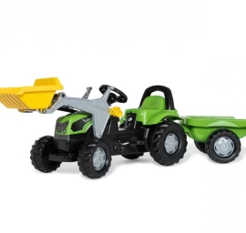 Rolly Toys 023196 Rolly Kid Deutz Fahir 5115g Tb Traktorius Su Kaušu Ir Priekaba