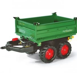 rolly Toys 122202 rolly - Mega Priekaba Tamsiai žalia 2 Ašių Ratai