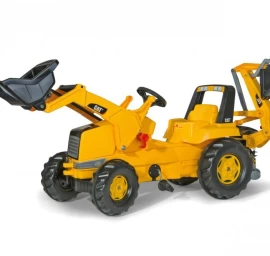 Rolly Toys 813001 Rolly Junior Cat Traktorius Su Kaušu Ir Ekskavatoriumi