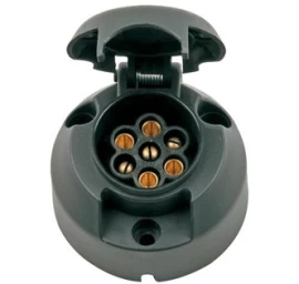 Rozetė priekabai 12V/N-7POL, plast.