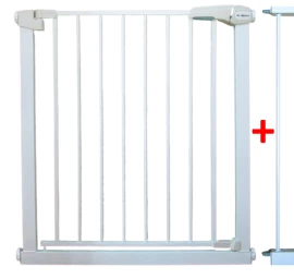 Safety Bars S1 White Laiptų, Durų 79-94 Cm Saugos Išplečiamasis Strypas