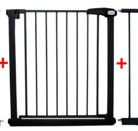 Safety Bars S3 Black Laiptų, Durų 79-115 Cm Saugos Išplečiamasis Rėmas