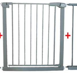 Safety Bars S3 Grey Laiptų, Durų 79-115 Cm Apsauginis Išsiplėtimo Rėmas