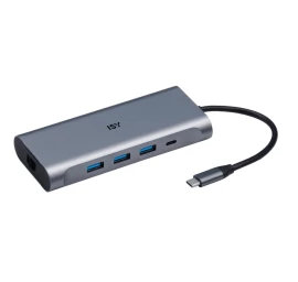 Šakotuvas ISY IAD-1025 6-in-1 USB-C (Ekspozicinė prekė)