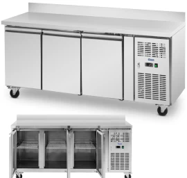 šaldomas Gastronomijos Stalas Su Ratlankiais Ant Ratukų 3 Kameros 410 L 179x70x95 Cm