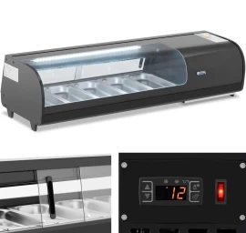 šaldymo Vitrina Suši Su Led Apšvietimu 5 X Gn 1/3