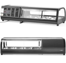 šaldytuvinė Suši Vitrina 4x Gn 1/3 Led 0-12 C 190 W