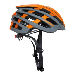Šalmas HEBO Casco Bici Core // dydis: 55-58 cm (pilka/oranžinė)