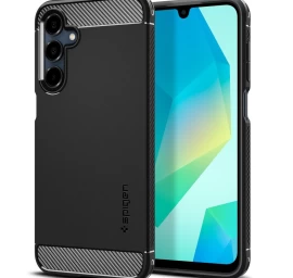 samsung Galaxy A16 4g / 5g Rugged Armor Galinis Dėklas - Juodas