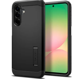 samsung Galaxy A56 5g Galinis Dėklas Su tough Armor Stovu - Juodas