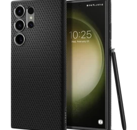 samsung Galaxy S23 Ultra Liquid Air Dangtelio įmautė - Matinės Juodos Spalvos